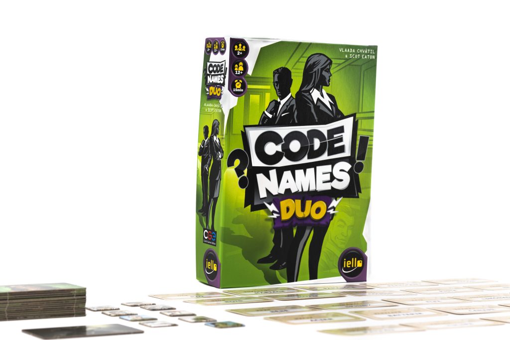 Codenames Duo - Jeu d'association d'idées et d'enquête coopératif IELLO  pour 2 joueurs ou plus