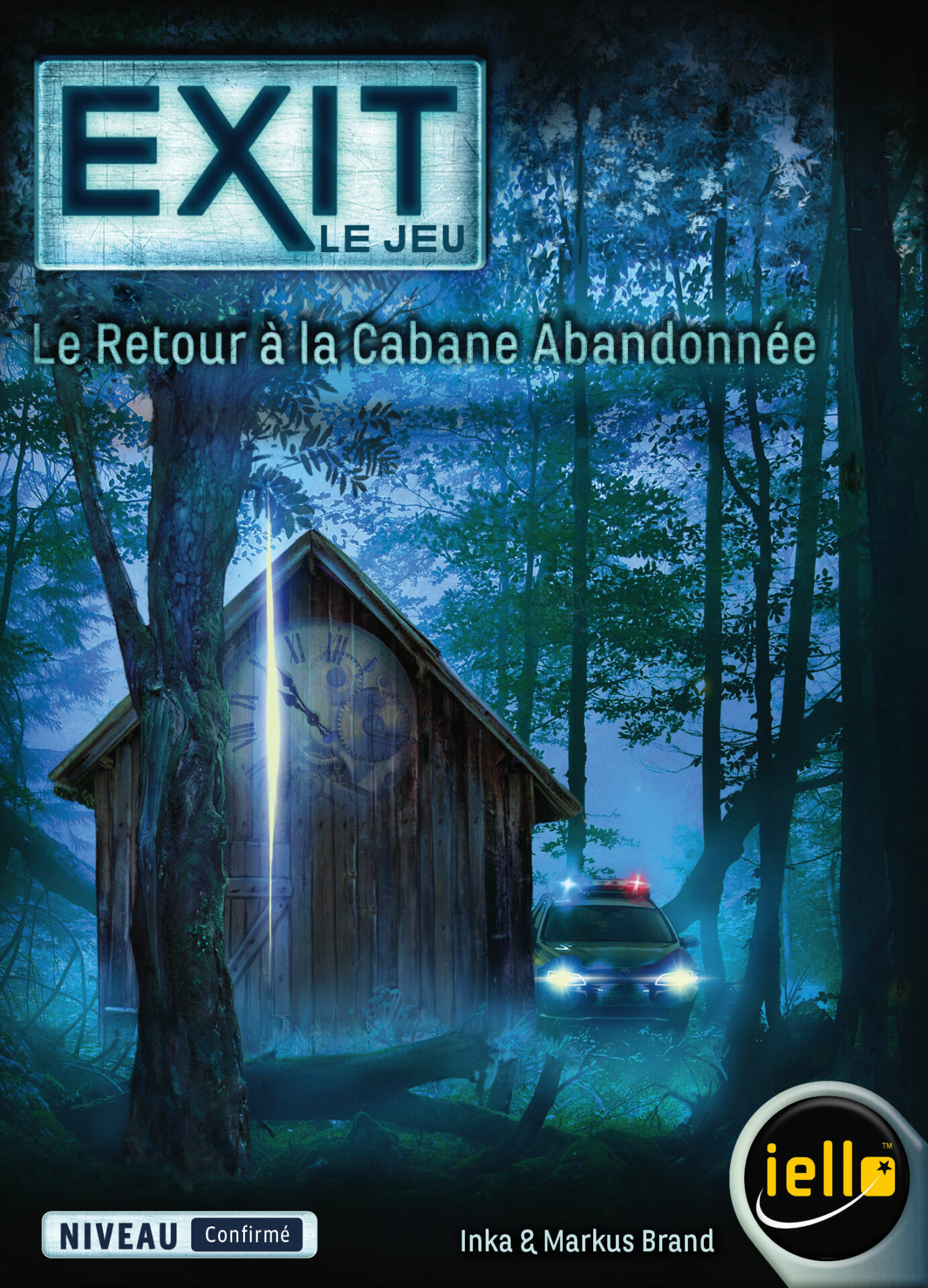 Exit: La Capanna Abbandonata – Gioco Da Tavolo IELLO, Escape Room Cooperativa In Scatola (86 Carte, Decoder Incluso)