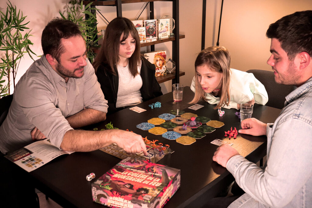 La Colère de la Montagne de Feu - Un jeu familial